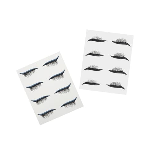 Beatifufu 8paare Chic Eye Makeup Sticker Set Wiederverwendbare Eyeliner Aufkleber in Schwarz Und Blau Und Schweißbeständig Für Augenformen Geeignet Beatifufu 8paare Chic Eye Makeup Sticker Set Wiederverwendbare Eyeliner Aufkleber in Schwarz Und Blau Und Schweißbeständig Für Augenformen Geeignet von Beatifufu