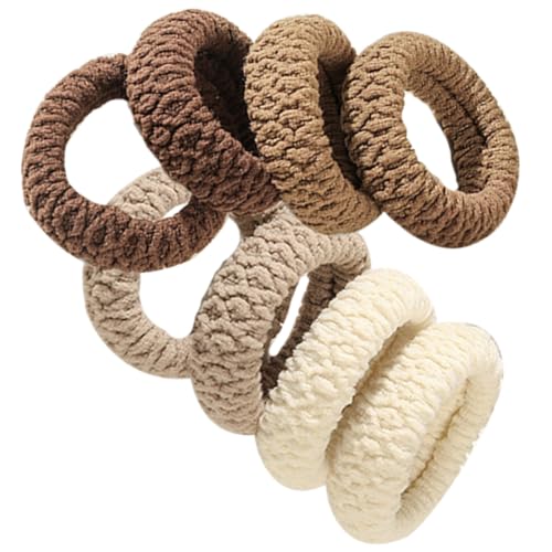 Beatifufu 8stücke Dicke Elastische Haargummis Für Frauen Hochwertige Haarbänder Für Dickes Und Lockiges Haar Für Alltag Und Besondere Anlässe von Beatifufu