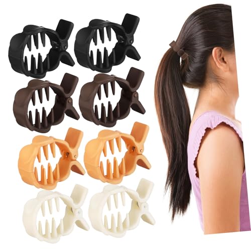 Beatifufu 8 Stück Starker Halt Haarklammern Kleine Haarspangen für Hohe Pferdeschwanz Damen Vielseitige Haarklammer Sicherer Griff für Dünnes Dickes Haar Beatifufu 8 Stück Starker Halt Haarklammern Kleine Haarspangen für Hohe Pferdeschwanz Damen Vielseitige Haarklammer Sicherer Griff für Dünnes Dickes Haar von Beatifufu
