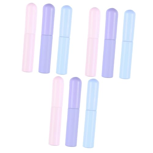 Beatifufu 9stücke Teiliges Silikon-lippenpinsel Deckel Professionelle Make-up-applikatoren Für Lippenstift Lip Balm Und Concealer Für Damen Und Unterwegs von Beatifufu