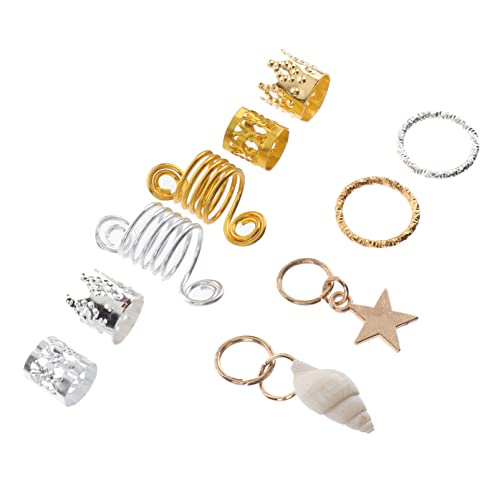 Beatifufu 90 Stück Teiliges Dreadlock Rings aus Metall Leichtes Hohles Design Modische Haarringe für Dreadlocks Verstellbare Haaraccessoires für Damen und Herren Dekorative Haarschmuck von Beatifufu