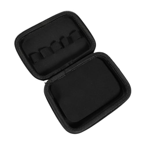 Beatifufu Ätherische Öle Aufbewahrungstasche Eva Schwarz Leichter Kompakter Organizer mit Reißverschluss Sicherer Schutz vor Licht für Aromatherapie und Kosmetikflaschen Tragbar und von Beatifufu