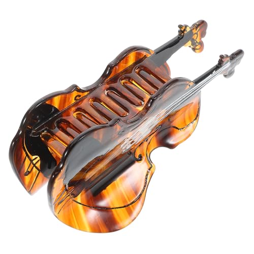 Beatifufu Acetat Haarklammer Design Große Klammer für Dickes Haar Musikalische Haarschmuck Damen Mädchen Haarnadel Stabiler für Cellospieler von Beatifufu