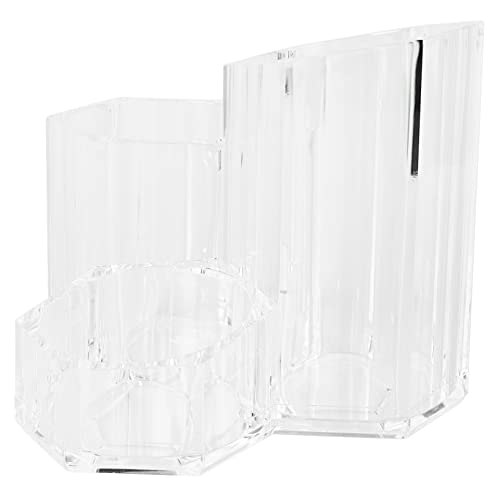 Beatifufu 1satz Acryl Kosmetik Pinsel Aufbewahrungsbehälter Mit Staubschutz Multifunktionale Organizer-lösung Für Make-up Und Bürsten Für Desktop von Beatifufu