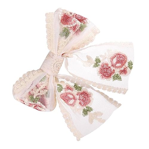 Beatifufu Stickerei Haarschleife Haarnadeln für und Mädchen Leichte Haarspange Hochzeits und Brautschmuck Dekorative Haarschmuckaccessoires für Besondere Anlässe von Beatifufu