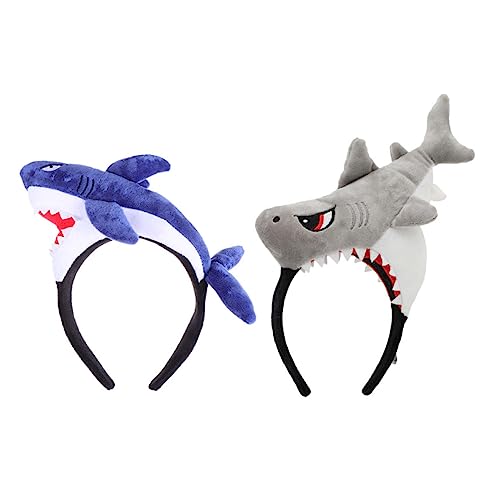 Beatifufu Haikopf Stirnbänder Tiermuster Bezaubernder Haarschmuck Für Kinder Und Erwachsene Party-kostümzubehör von Beatifufu