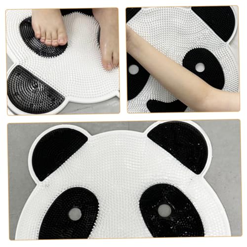 Beatifufu Cartoon Panda Fußschrubber Duschmatte mit Massagefunktion Sanfte Hautpeeling und Hornhautentfernung Weiche Rutschfeste Badematte für Dusche und Fußpflege Hautfreundlich und von Beatifufu