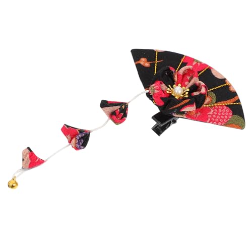 Beatifufu Chic Tassel Haarnadel mit Kirschblütenmotiv Modischer Haarschmuck für Damen und Mädchen Eleganter Haarklammer für Alltag und Fest Langlebiges Komfortables Accessoire in Schwarz von Beatifufu