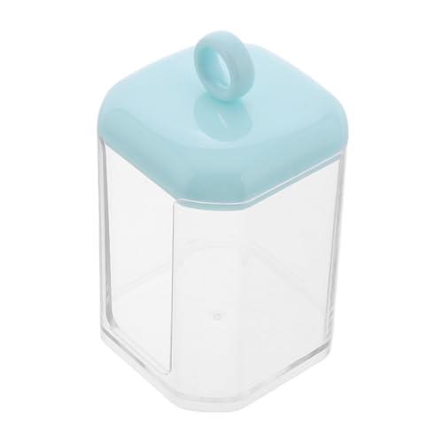 Beatifufu Cotton Swab Organizer mit Deckel Aufbewahrungsbox für Wattepads Zahnstocher und Kosmetik Kleiner Blauer Behälter für Badezimmer Schminktisch und Büro Vielseitiger Baumwollhalter Beatifufu Cotton Swab Organizer mit Deckel Aufbewahrungsbox für Wattepads Zahnstocher und Kosmetik Kleiner Blauer Behälter für Badezimmer Schminktisch und Büro Vielseitiger Baumwollhalter von Beatifufu