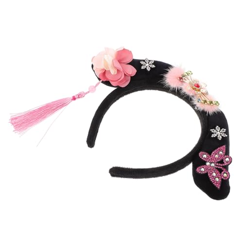 Beatifufu Damen Haarband mit Quasten Spitzen Haarkranz im Vintage Stil Modisches Haarschmuck Accessoire für Festliche Anlässe Partys und Alltagslooks von Beatifufu