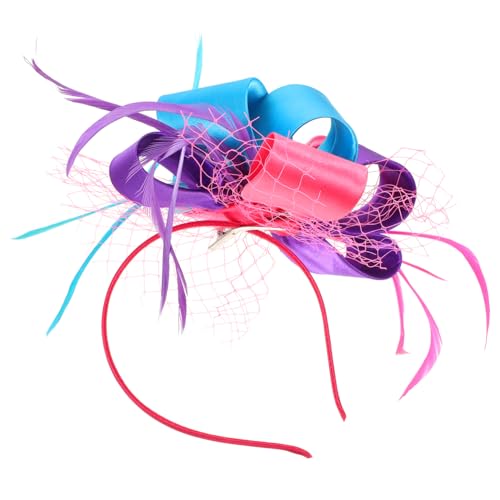 Beatifufu Braut Kopfschmuck Feder Kopfschmuck Haarspange für Frauen Party Haar Hoop Zubehör von Beatifufu
