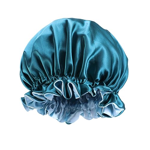 Beatifufu Doppellagige Satin-schlafmütze Für Damen Runde Mütze Zum Schlafen Nachtschlafmütze Aus Angenehmen Material Schönheitsmütze Mit Genügend Raum Für Haare von Beatifufu