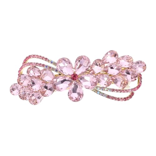 Beatifufu Elegante Haarklammer Mit Strass Für Frauen Modischer Haarclip Für Hochzeiten Partys Und Alltag Robuste Vielseitige Haarspange Für Jedes Outfit von Beatifufu