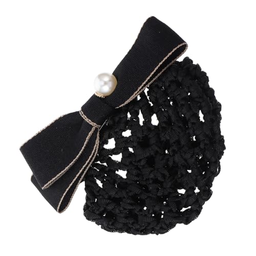 Beatifufu Eleganter Netz haarschmuck mit Schleife Edelstahl Langlebiger Damen haarclip für Formelle und Freizeit Anlässe Einzigartiger Haarnetz accessoire für Stilvolle Frisuren von Beatifufu