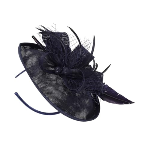 Beatifufu Federblumen Haarband mit Schleier für Damen Stilvolles Party Accessoire Geeignet für Hochzeiten Geburtstage und Festliche Anlässe Modisches Haarschmuckstück von Beatifufu