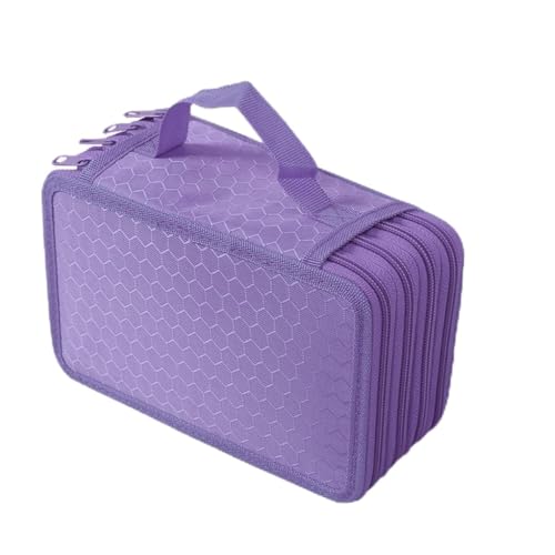 Beatifufu Lagiges Stiftetui Mit Reißverschluss Federmäppchen Für Stifte Buntstifte-Organizer Aus Nylon Stiftehalter Mit Extra Fach Für Radiergummi Und Tragbares Schreibwarenbox Für von Beatifufu