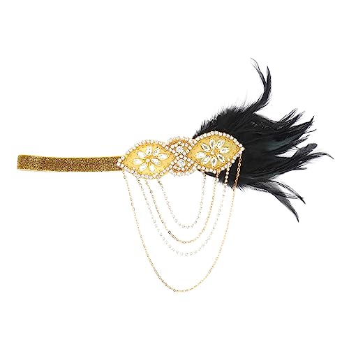 Beatifufu Halloween Kristall Haarband Mit Feder Und Strass Funkelnde Damen Kopfbedeckung Für Partys Und Festivals Elegantes Accessoire Für Bezauberndes Aussehen von Beatifufu