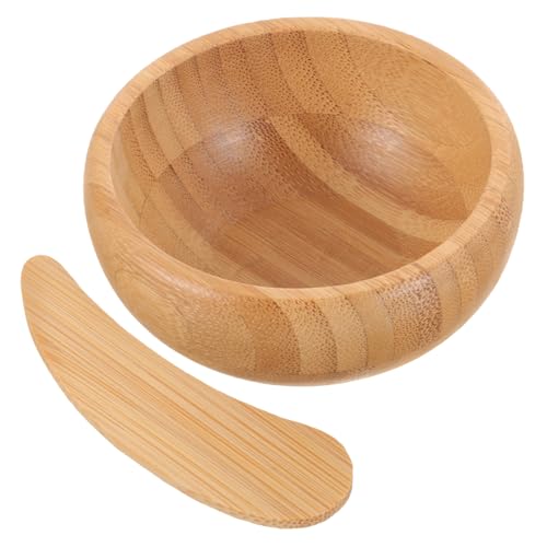 Beatifufu Gesichtsmaske Rührschüssel aus Langlebigem mit Löffel Leicht zu Reinigen für DIY Hautpflege und Maskenmischungen Umweltfreundlich und Praktisch für Zuhause und Salon von Beatifufu
