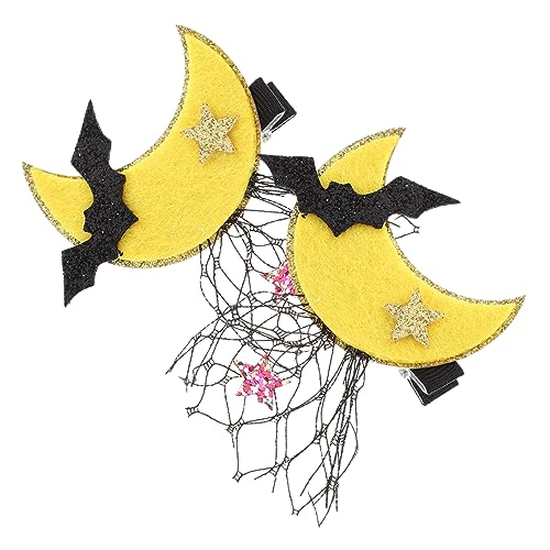 Beatifufu 1 Paar Halloween-haarspangen Aus Metall Und Spitze Gothic-haarspangen Für Frauen Halloween-kostümzubehör Für Teenager von Beatifufu