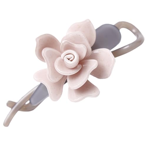 Beatifufu Große Blumige Haarklammer für Damen Nonslip Starke Fixierung Haarclip Aus Kunststoff Leichtes Design Modisches Haarschmuck Accessoire Für Alltag Arbeit Schule Party von Beatifufu