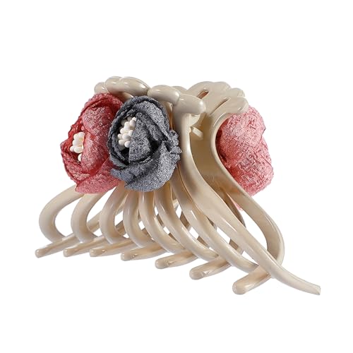 Beatifufu Große Haarklammer mit Blumenmotiv Modische Barrette für Frauen Langlebiger Kunststoff und Harz Eleganter Haarschmuck für Alltag Party Hochzeit und Besondere Anlässe Beatifufu Große Haarklammer mit Blumenmotiv Modische Barrette für Frauen Langlebiger Kunststoff und Harz Eleganter Haarschmuck für Alltag Party Hochzeit und Besondere Anlässe von Beatifufu