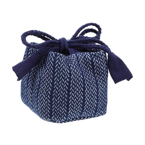 Beatifufu Große Kapazität Kosmetiktasche aus Dickem Denim für Damen Multifunktionale Tragbare Kulturtasche im Modernen Herringbone Design für Reisen und Täglichen Gebrauch von Beatifufu