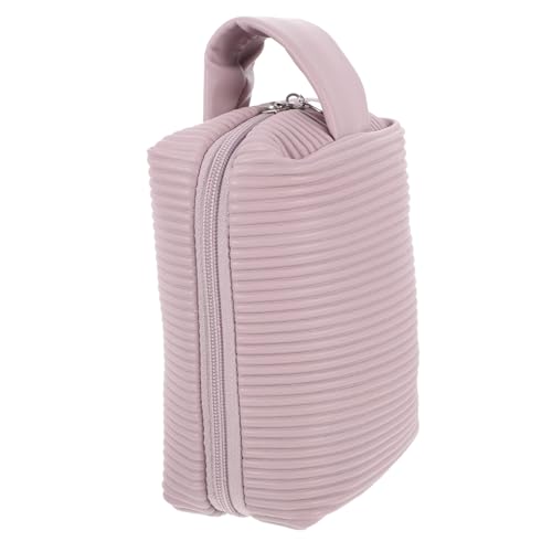 Beatifufu Große Kapazität Kosmetiktasche mit Fächern Reißfestes Leichtes Reise Toilettenartikel Organizer Tragbare Handtasche für Make Up Kosmetik und Persönliche Pflege Handlicher von Beatifufu