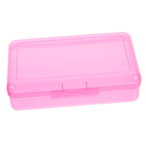 Beatifufu Große Transparente Aufbewahrungsbox für Bleistifte mit Hoher Kapazität Praktischer Stifteorganizer Leichter und Tragbarer Kunststoff Federmäppchen für Schüler und Lehrer von Beatifufu