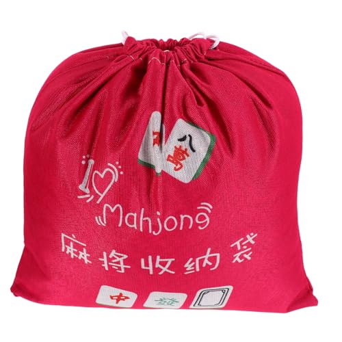 Beatifufu Großer Mahjong Aufbewahrungsbeutel aus Dickem Wasserdichtem Canvas mit Kordelzug Robuster Mahjong Organizer für Reisen und Zuhause Schützende Tasche Beatifufu Großer Mahjong Aufbewahrungsbeutel aus Dickem Wasserdichtem Canvas mit Kordelzug Robuster Mahjong Organizer für Reisen und Zuhause Schützende Tasche von Beatifufu