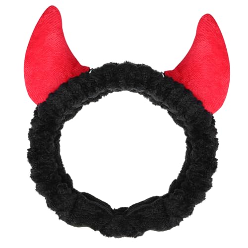 Beatifufu Cute Horn Makeup Headband Für Frauen Weiches Fleece-haarband Zum Waschen Des Gesichts Für Tägliche Hautpflege Für Make-up Und Spa-routine Hält Die Haare An Ort Und Stelle von Beatifufu