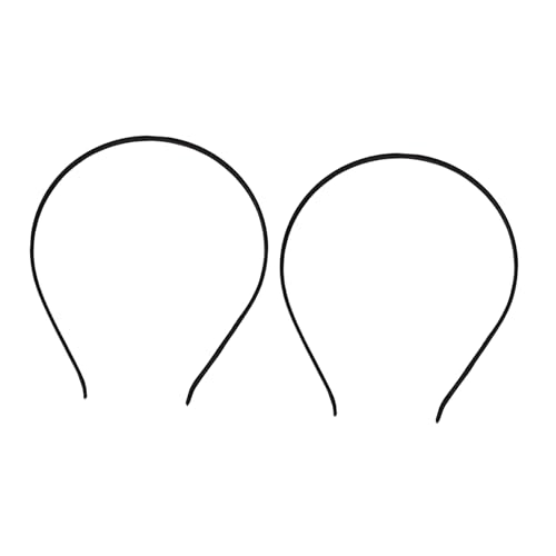 Beatifufu 2stücke Diy Haarschmuck Dekorative Haarreifen Handgefertigte Haarbänder Schwarz Einfach Waschen Gesichts Fixieren Haarband Alltag Accessoire von Beatifufu