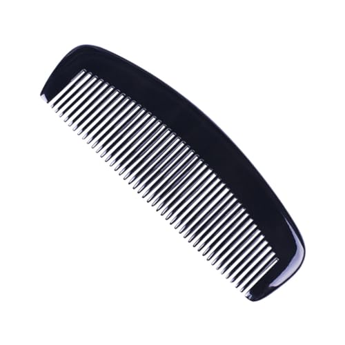 Beatifufu Naturhorn Kamm Für Damen Tragbarer Massage-haarbürste Zur Haarglättung Und Vorbeugung Von Haarausfall Aus Dickem Natürlichem Horn Schwarz von Beatifufu