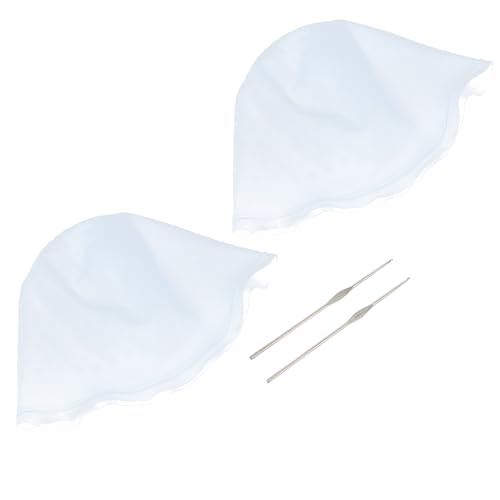 Beatifufu 4stücke Silikon Haarkappenset Mit Häkelnadeln Wiederverwendbare Haarfärbekappen Für Salon Und Zuhause Zum Färben Und Hervorheben Von Haaren Beatifufu 4stücke Silikon Haarkappenset Mit Häkelnadeln Wiederverwendbare Haarfärbekappen Für Salon Und Zuhause Zum Färben Und Hervorheben Von Haaren von Beatifufu