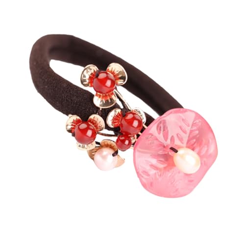 Beatifufu Vintage Haargummi Für Damen Retro Achat Haarseil Elastisches Haarband Für Pferdeschwanz Kopfbedeckung Für Haartypen Für Besondere Anlässe Und Alltag von Beatifufu