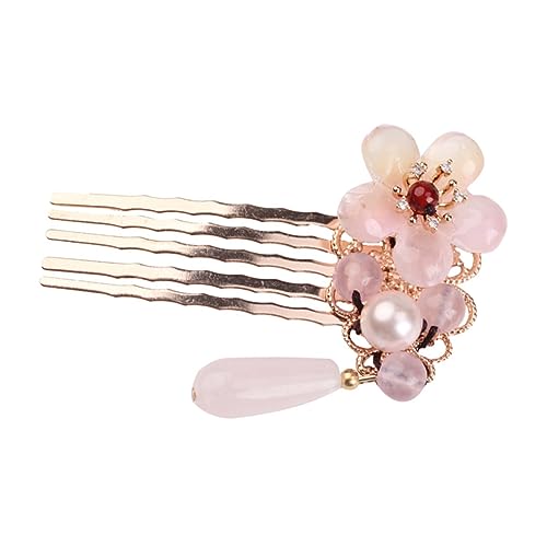 Beatifufu Haarkamm Für Braut Mit Kristallen Elegant Hochzeit Haarschmuck Perlen Kamm Setzkamm Für Hochsteckfrisur Für Damen Und Besondere Anlässe von Beatifufu