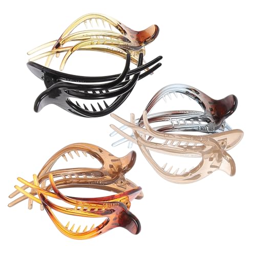 Beatifufu 6stücke Französische Haarspangen Flach Für Damen Mädchen Große Haarspangen Für Dünnes Haar Styling Werkzeuge Aus Kunststoff von Beatifufu