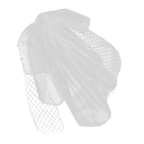 Beatifufu Hochzeitsschleier Brautschleier Vintage Haarschmuck Hochzeitskopfschmuck Kopf Zubehör Haar Schmuck Aus Netzmaterial Für Hochzeit Und Party von Beatifufu