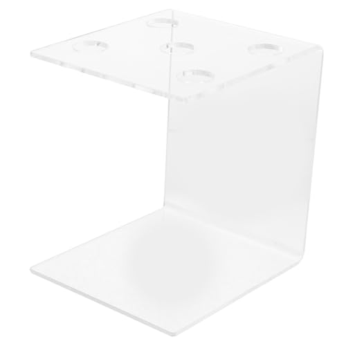 Beatifufu Haarschneider Halter Acryl Transparent Organizer für Elektrische Haarstylinggeräte und Zubehör Stabiler Aufbewahrungsständer für Trimmer Kämme und Scheren Praktisches von Beatifufu