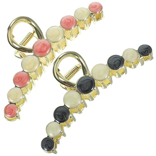 Beatifufu 2stücke Große Haarspangen Aus Metall Für Dickes Haar Haar Clips Für Frauen Langlebige Styling Zubehör von Beatifufu