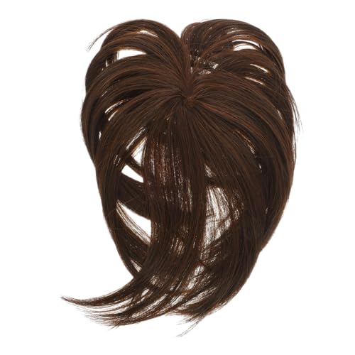 Beatifufu Haartopper Damen Clip Haarteil für Dünner Werdendes Haar Natürliches Synthetisches Haar Leichte Unsichtbare Perücke für Frauen mit Grauen Haaren Einfach zu Tragen Vielseitig für von Beatifufu