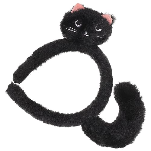 Süße Katzenohren Anime-lolita-cosplay-stirnband Halloween-kostüm-stirnband Tier-stirnbänder Halloween-party-kopfschmuck Katzen-kuscheltiere Mädchen Plüsch Damen Haarschmuck von Beatifufu