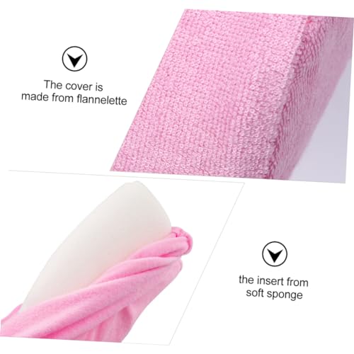 Beatifufu Handkissen für Nageldesign Weiche Armlehne Handauflage Kompakt und Leicht Waschbar Rosa Nagelkunst Kissen für Maniküre und Pediküre Tragbares Hand Rest Cushion für Salon und von Beatifufu