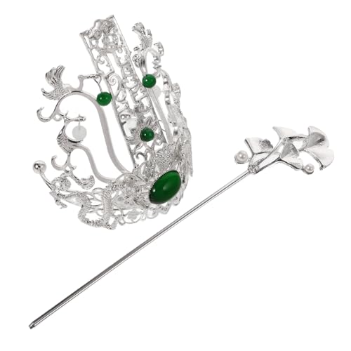 Beatifufu Hanfu Haarkrone Dragon Phoenix Haarschmuck Antiker Stil Chinesische Haarnadel für Herren Cosplay Fotografie Traditionelle Kopfbedeckung von Beatifufu