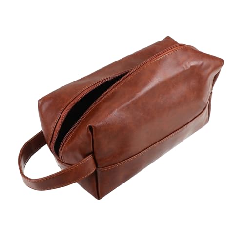Beatifufu Herren Kulturbeutel PU Leder wasserdichte Reise Toilettenartikel Tasche Große Kapazität Business Organizer Für Pflege Make Up Und Grooming Essentials Beatifufu Herren Kulturbeutel PU Leder wasserdichte Reise Toilettenartikel Tasche Große Kapazität Business Organizer Für Pflege Make Up Und Grooming Essentials von Beatifufu