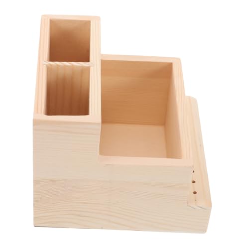 Beatifufu Holz Nagel Werkzeughalter Organizer Große Kapazität Nagelbohrer Aufbewahrungsbox Mit Fächern Für Maniküre Zubehör Umweltfreundlich Robust von Beatifufu