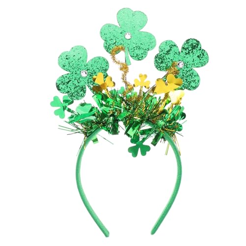 Beatifufu Saint Patrick's Day Haarreif Mit Drei Shamrock-tasseln Leicht Und Perfektes Festival-accessoire Für Partys Und Feierlichkeiten Grün von Beatifufu