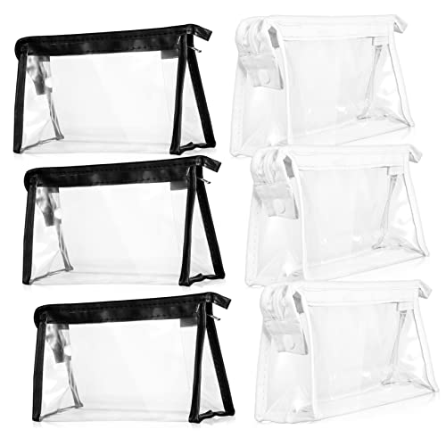 Beatifufu Kosmetikbeutel Transparent 6 Stück Kulturbeutel Aus PVC Reise-Organizer-Taschen Aufbewahrungstaschen Für Kosmetik Für Urlaub Und Geschäft Beatifufu Kosmetikbeutel Transparent 6 Stück Kulturbeutel Aus PVC Reise-Organizer-Taschen Aufbewahrungstaschen Für Kosmetik Für Urlaub Und Geschäft von Beatifufu
