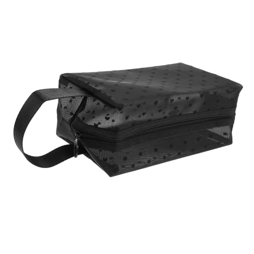 Beatifufu Kosmetiktasche Damen Reise Make up Tasche mit Reißverschluss Langlebig Robustes Material Kompakte Toilettentasche für Kosmetik Praktische Schminktasche mit Einfachem Design von Beatifufu