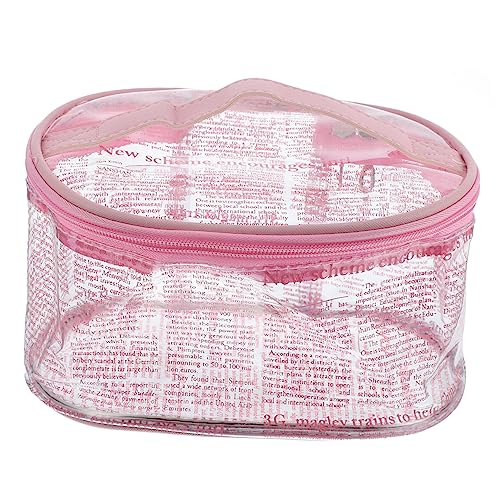 Beatifufu Kreative Transparente PVC Kosmetiktasche Tragbar Für Make-up Und Reiseaccessoires Für Damen Und Herren von Beatifufu