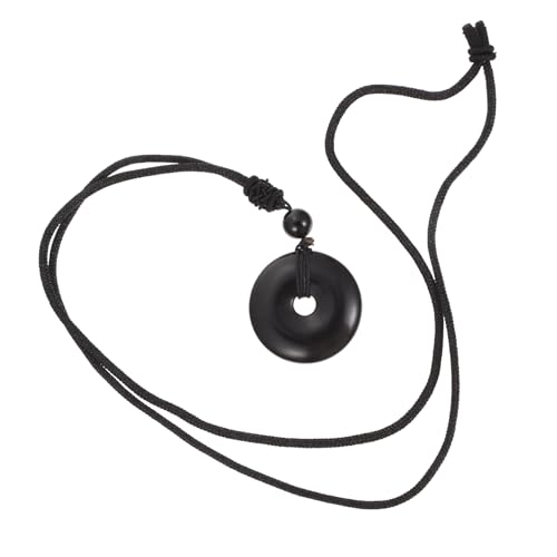 Beatifufu Kristallanhänger Schwarzer Steinanhänger Leichtes Design Zarter Langlebiger Schmuckanhänger Elegantes Festival accessoire für Damen und Partys Beatifufu Kristallanhänger Schwarzer Steinanhänger Leichtes Design Zarter Langlebiger Schmuckanhänger Elegantes Festival accessoire für Damen und Partys von Beatifufu